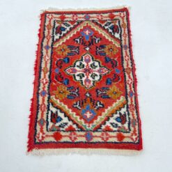 Persiškas rankų darbo vilnonis kilimėlis 65x39x1cm