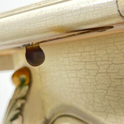 Provanso stiliaus, medinis išskleidžiamas stalas 115×150(+50)x76,5 cm