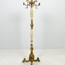 Pastatoma, žalvarinė kabykla su onikso akmeniu 49x49x165,5 cm