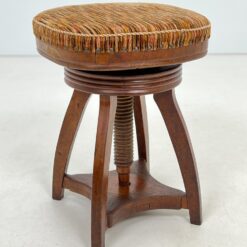 Reguliuojamojo dydžio ažuolinė pianino kėdutė 44x44x58 cm