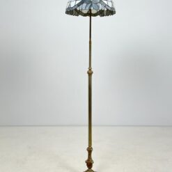 Tiffany stiliaus, metalinio koto pastatomas toršeras 42x42x167 cm