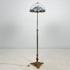 Tiffany stiliaus, metalinio koto pastatomas toršeras 42x42x167 cm