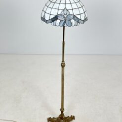 Tiffany stiliaus, metalinio koto pastatomas toršeras 42x42x167 cm