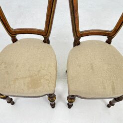 Riešutmedžio kėdės 4 vnt. Komplektas 48x43x94,5 cm, 50 cm