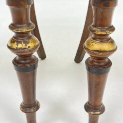 Riešutmedžio kėdės 4 vnt. Komplektas 48x43x94,5 cm, 50 cm