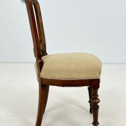 Riešutmedžio kėdės 4 vnt. Komplektas 48x43x94,5 cm, 50 cm