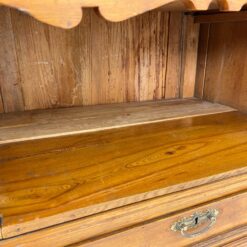 Ąžuolinė spinta su veidrodžiu ir stalčiais 61x168x209,5 cm