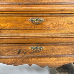 Ąžuolinė spinta su veidrodžiu ir stalčiais 61x168x209,5 cm