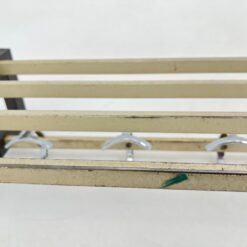 Vintažinė, dažyto metalo sieninė kabykla 28,5x86x16 cm