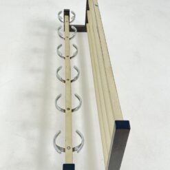 Vintažinė, dažyto metalo sieninė kabykla 28,5x86x16 cm