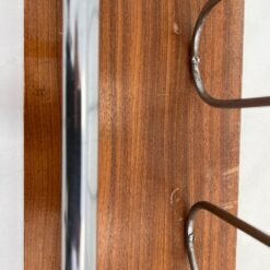 Vintažinio stiliaus, metalinė kabykla su medine dalimi 27×82,5×31,5 cm