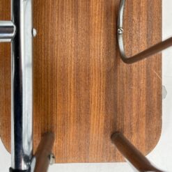 Vintažinio stiliaus, metalinė kabykla su medine dalimi 27×82,5×31,5 cm