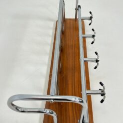 Vintažinio stiliaus, metalinė kabykla su medine dalimi 27×82,5×31,5 cm