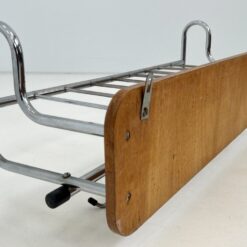 Vintažinio stiliaus, metalinė kabykla su medine dalimi 27×82,5×31,5 cm