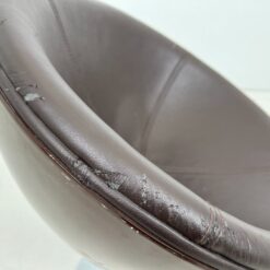 Vintažinis apvalus sukamas fotelis 65x71x77 cm, 46 cm