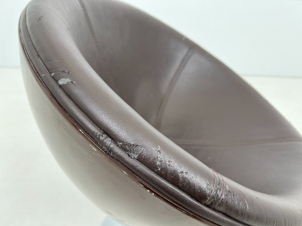 DL0092-foteliai-12 Vintažinis apvalus sukamas fotelis 65x71x77 cm, 46 cm