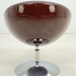 Vintažinis apvalus sukamas fotelis 65x71x77 cm, 46 cm