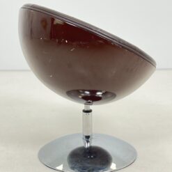 Vintažinis apvalus sukamas fotelis 65x71x77 cm, 46 cm