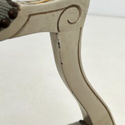 Provanso stiliaus krėslas su nertu gobelenu 50x60x89 cm, 44 cm