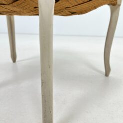 Provanso stiliaus krėslas su nertu gobelenu 50x60x89 cm, 44 cm