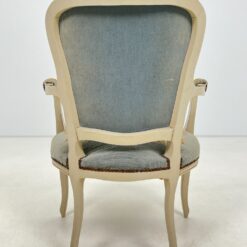 Provanso stiliaus krėslas su nertu gobelenu 50x60x89 cm, 44 cm