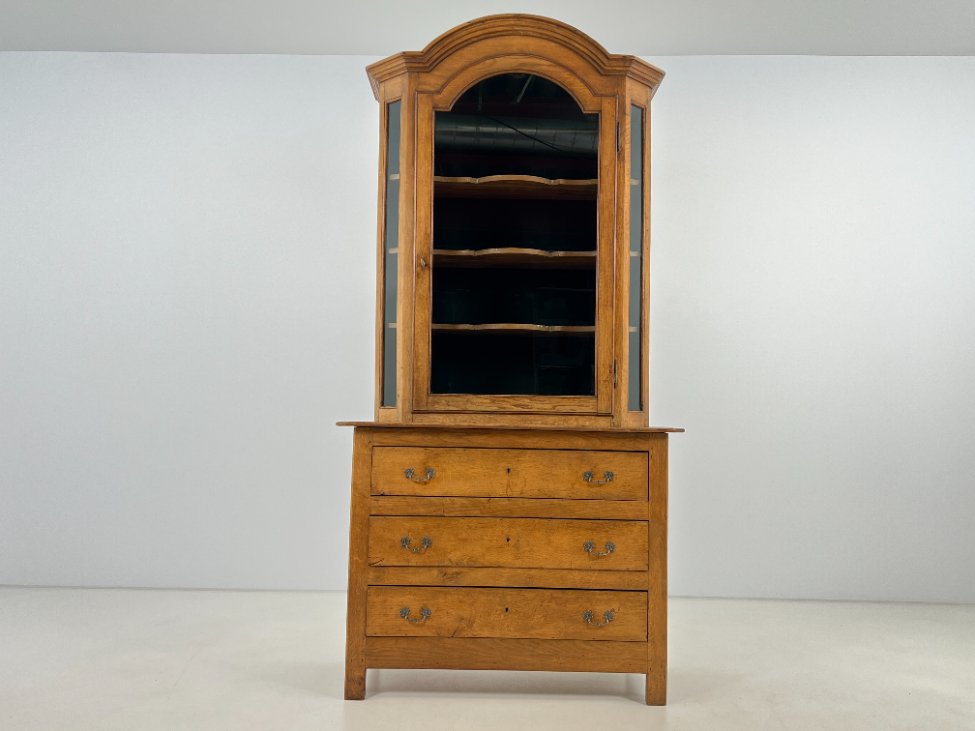 DL0156-bufetai-2 Senovinis, ąžuolinis bufetas 51x121x240 cm