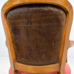 Rokoko stiliaus riešutmedžio krėsliukas 60x58x90 cm, 46 cm