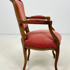 Rokoko stiliaus riešutmedžio krėsliukas 60x58x90 cm, 46 cm