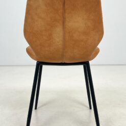 Moderni kėdė su eko oda ir metalinėmis kojomis 58x45x83 cm, 48 cm