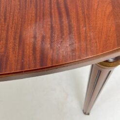 Raudonmedžio stalas puoštas žalvariu 97×178(+85)x77 cm