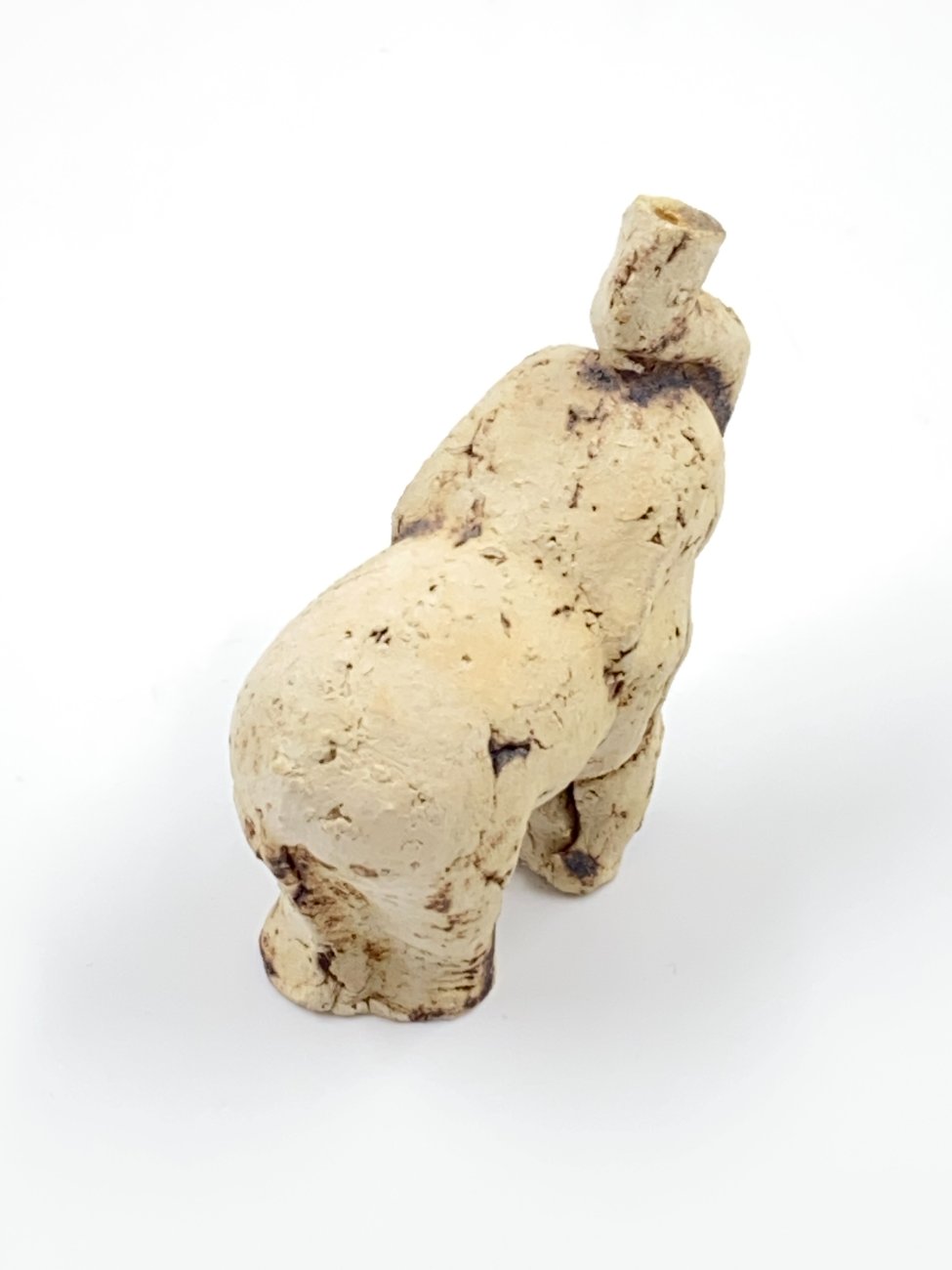 DL0189-keramikines-skulpturos-8 Keramikinė drambliuko statula 7×3.5×8.5 cm