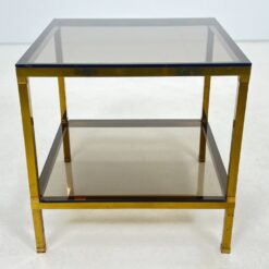 Tamsinto stiklo staliukas 50x50x50 cm