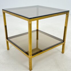 Tamsinto stiklo staliukas 50x50x50 cm