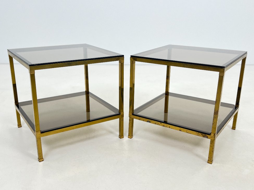 DL0190-stalai-6 Tamsinto stiklo staliukas 50x50x50 cm