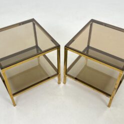 Tamsinto stiklo staliukas 50x50x50 cm