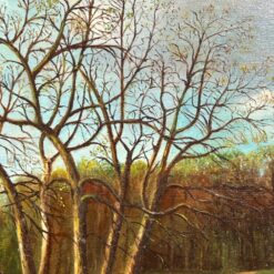 Aliejiniais dažais ant drobės tapytas paveikslas “Avys” 9x92x72 cm