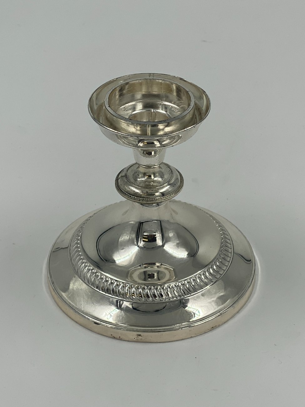 DL0231-zvakides-2 Sidabruota žvakidė 11,5×11,5×12 cm