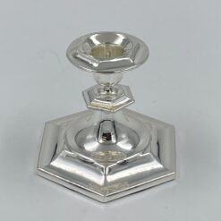 Sidabruota žvakidė 12x12x10 cm