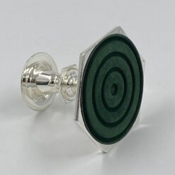 Sidabruota žvakidė 12x12x10 cm