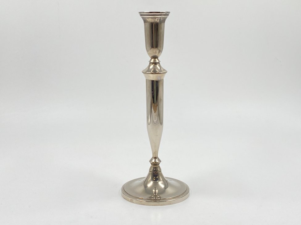 DL0236-zvakides-2 Sidabruota žvakidė 11,5×11,5×29 cm