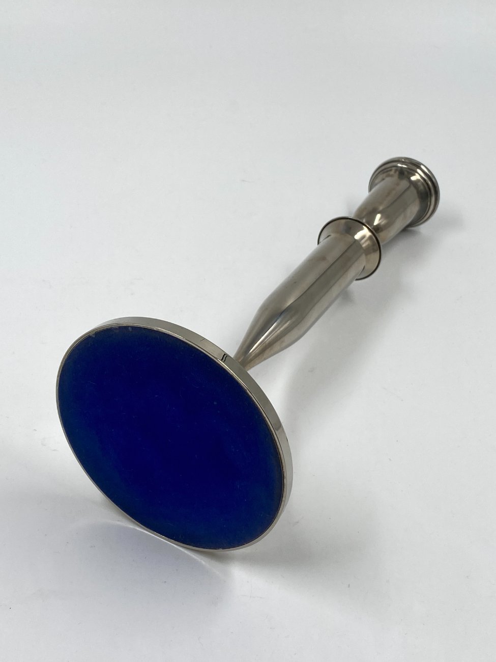 DL0236-zvakides-7 Sidabruota žvakidė 11,5×11,5×29 cm