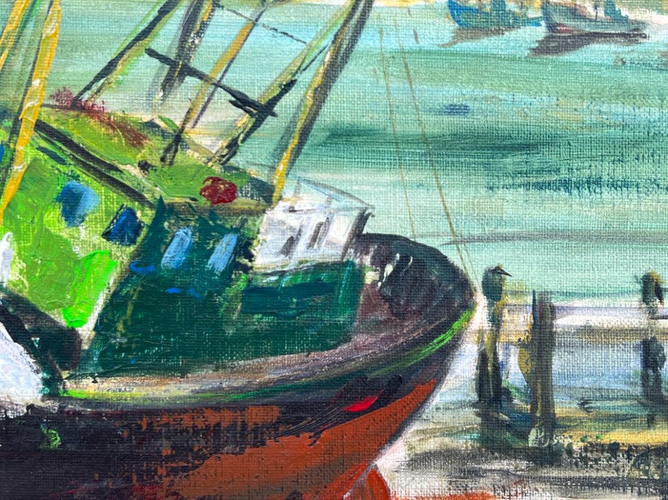 DL0241-jurine-tematika-9 Ant drobės tapytas paveikslas “Laivas” 7x73x63 cm