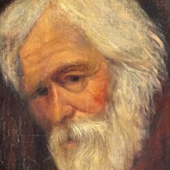 Ant drobės tapytas vyro portretas 8x40x45 cm