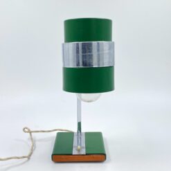 Žalios spalvos stalinis šviestuvas 13x13x30 cm