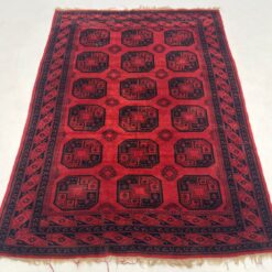 Vilnonis "Afgan"rankų darbo kilimas 297x202x1 cm