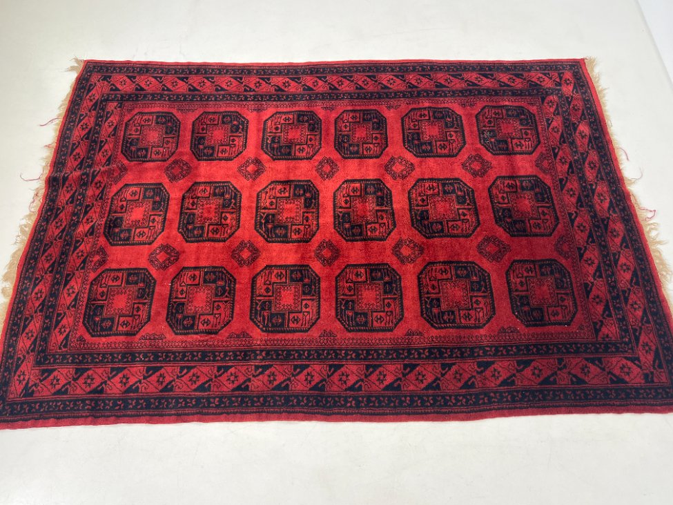 DL0294-kilimai-4 Vilnonis “Afgan”rankų darbo kilimas 297x202x1 cm