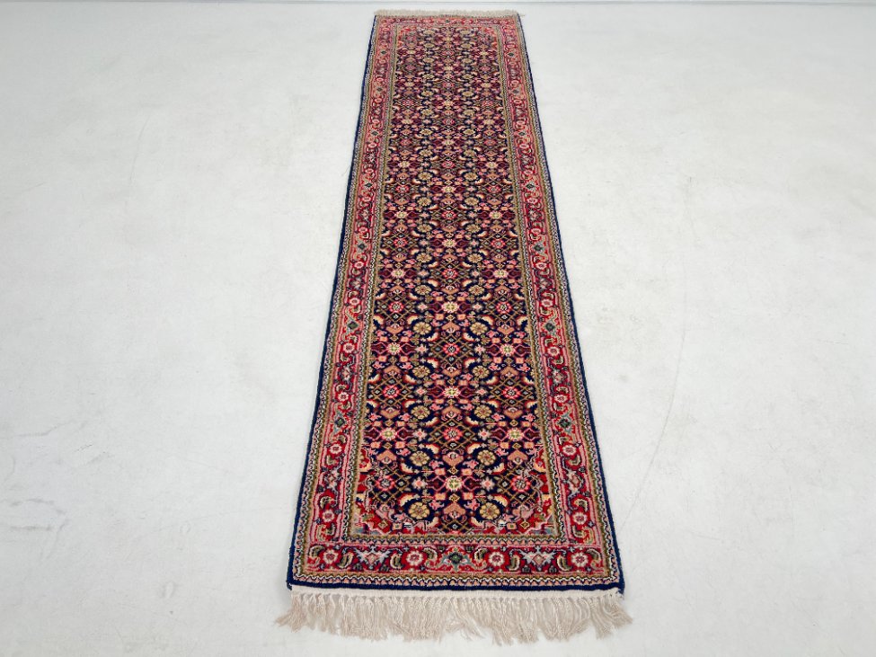 DL0298-kilimai-2 Ilgas rankų darbo vilnonis “Bidjar” kiliminis takas 310x76x1.4 cm