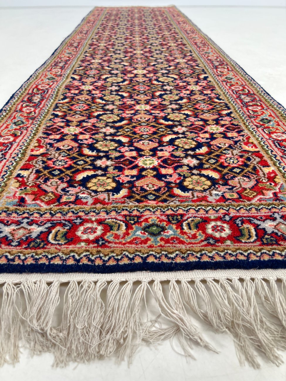 DL0298-kilimai-8 Ilgas rankų darbo vilnonis “Bidjar” kiliminis takas 310x76x1.4 cm