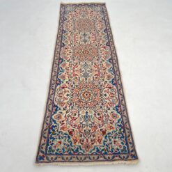 Vilnonis rankų darbo "Nain" kiliminis takas 297x88,5x0.9 cm