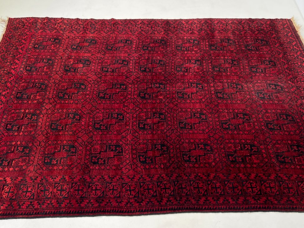 DL0316-kilimai-4 “Afgan” vilnonis rankų darbo kilimas 355x242x0.6 cm